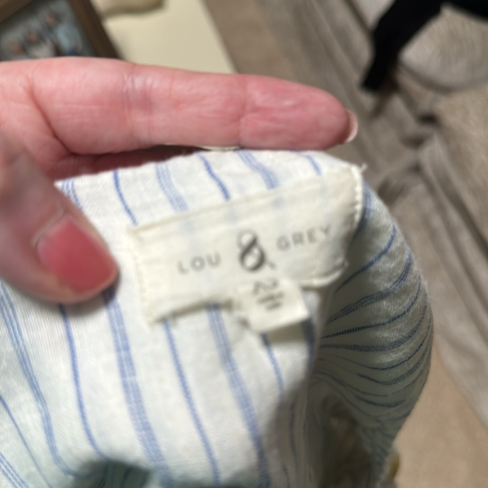 Cute overalls in cotton striped - Picture 5 of 5